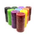 Classic pillar wax home decoration scented smokeless candle